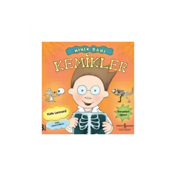 Minik Dahi Serisi 6-9 Yaş Popüler Bilim - (Beyin-Gözler-Kemikler-Sindirim)- 4 kitap + Tablet Standı