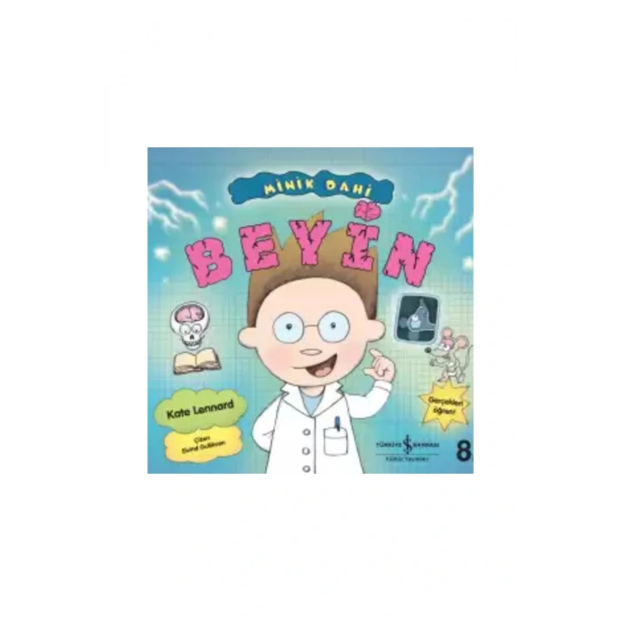 Minik Dahi Serisi 6-9 Yaş Popüler Bilim - (Beyin-Gözler-Kemikler-Sindirim)- 4 kitap + Tablet Standı