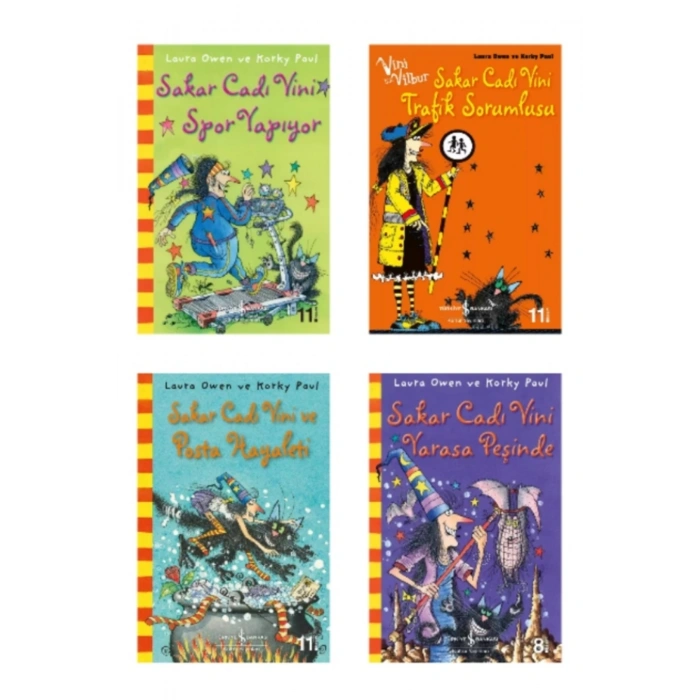 Sakar Cadı Vini Serisi - Dünyaca Ünlü Eğülenceli Hikaye Seti 15 Kitap + Tablet Standı