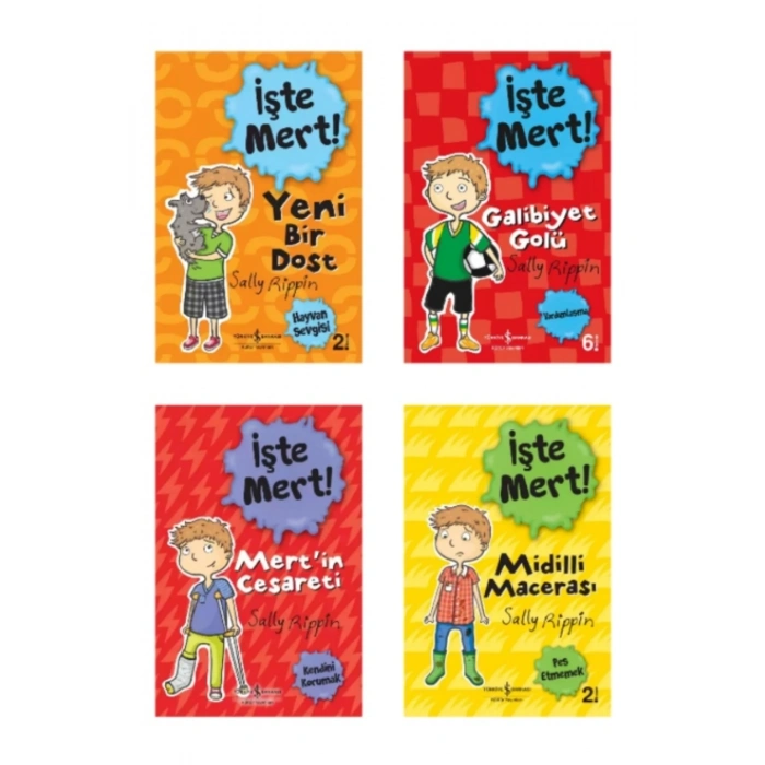 İşte Mert ! Kazanımlar ve Karakter Gelişimi Seti - 15 Kitap + Tablet Standı