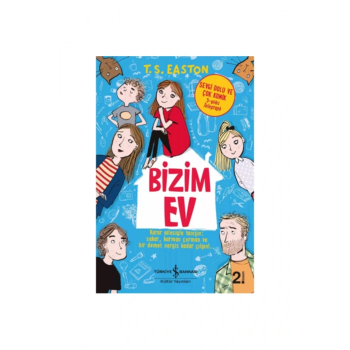 Bizim Ev - Karar Ailesi ile Komik Maceralar - Çocuk Romanları - 8-12 Yaş  / 2 Kitap + Tablet Standı