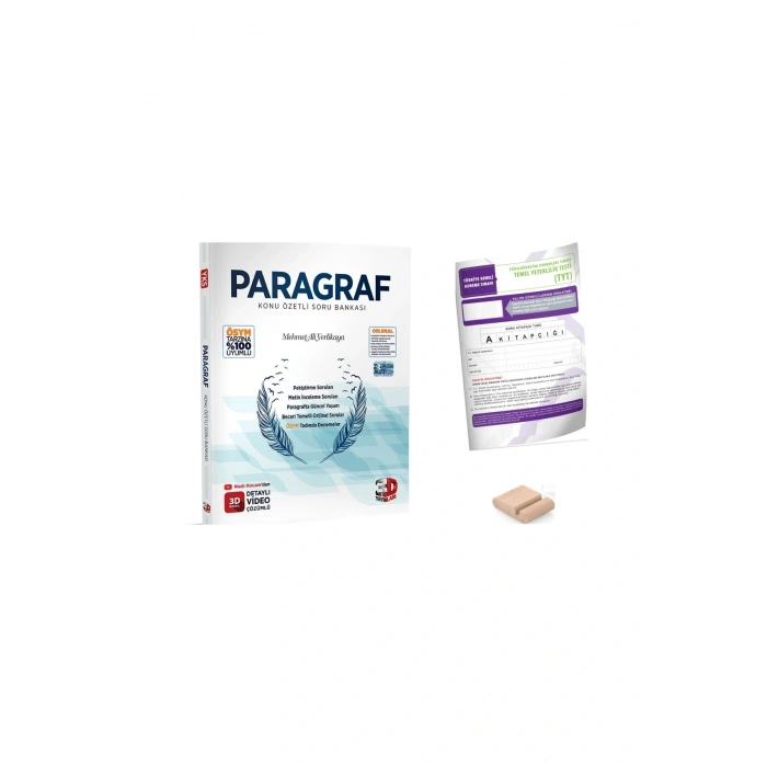 3D TYT Paragraf Konu Özetli Soru Bankası - YKS 2026 + Telefon Tutucu + TYT Deneme