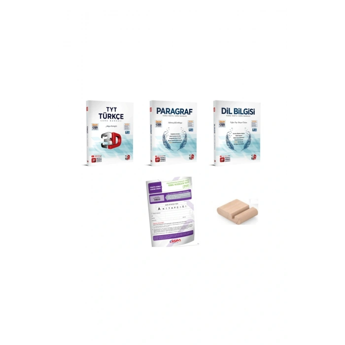 3D TYT Türkçe - Paragraf - Dil Bİlgisi Soru Bankası - YKS 2026 + Telefon Tutucu + Planlama Defteri