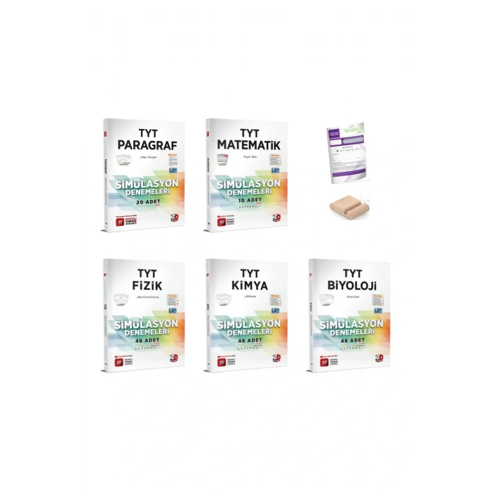 3D TYT Paragraf Matematik Fizik Kimya Biyoloji SAYISAL Simülasyon Deneme YKS 2026 + Tutucu+ Deneme