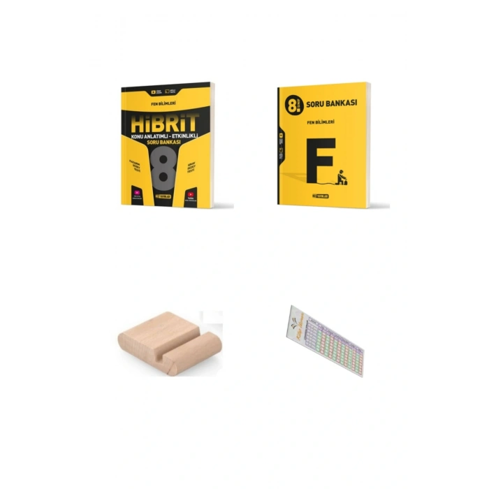 HIZ 8.Sınıf Fen HİBRİT + Soru Bankası LGS 2026 + Telefon Tutucu + Çözüm Ayracı