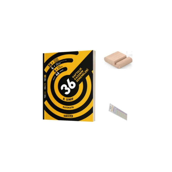 HIZ 8.Sınıf Matematik Haftalık Deneme LGS 2026 + Telefon Tutucu + Çözüm Ayracı