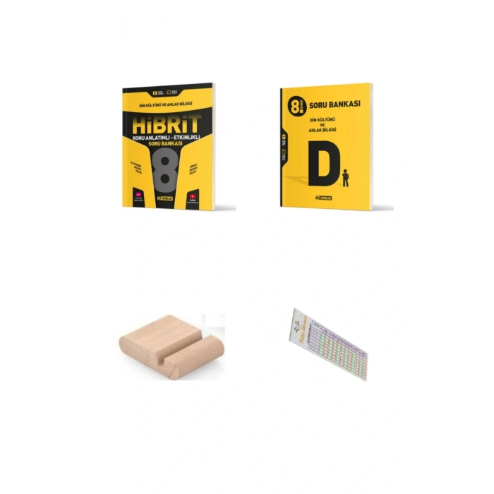 HIZ 8.Sınıf Din HİBRİT + Soru Bankası LGS 2026 + Telefon Tutucu + Çözüm Ayracı