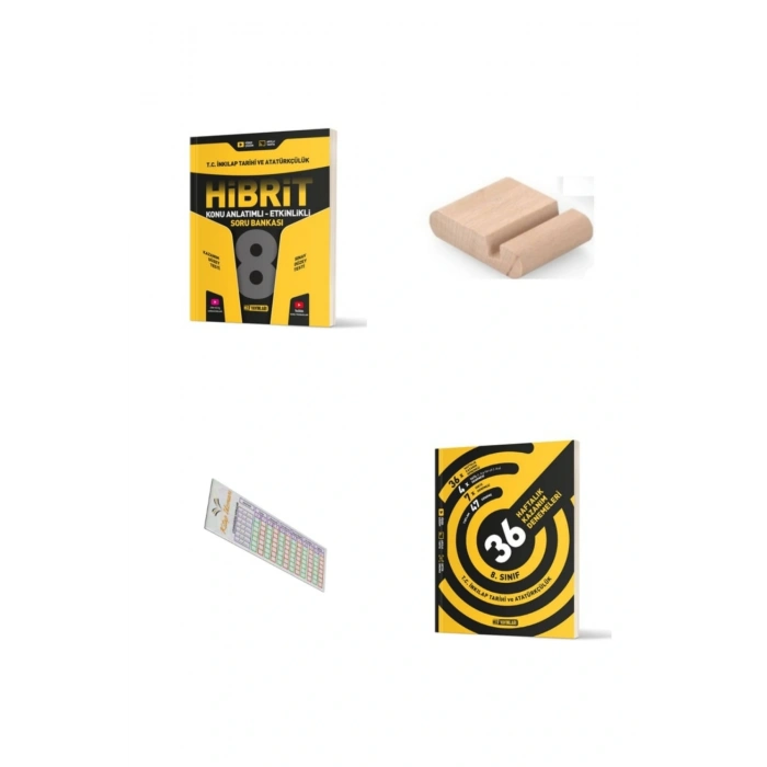 HIZ 8.Sınıf İnkılap HİBRİT Soru + 36 Haftalık Deneme LGS 2026 + Telefon Tutucu + Çözüm Ayracı