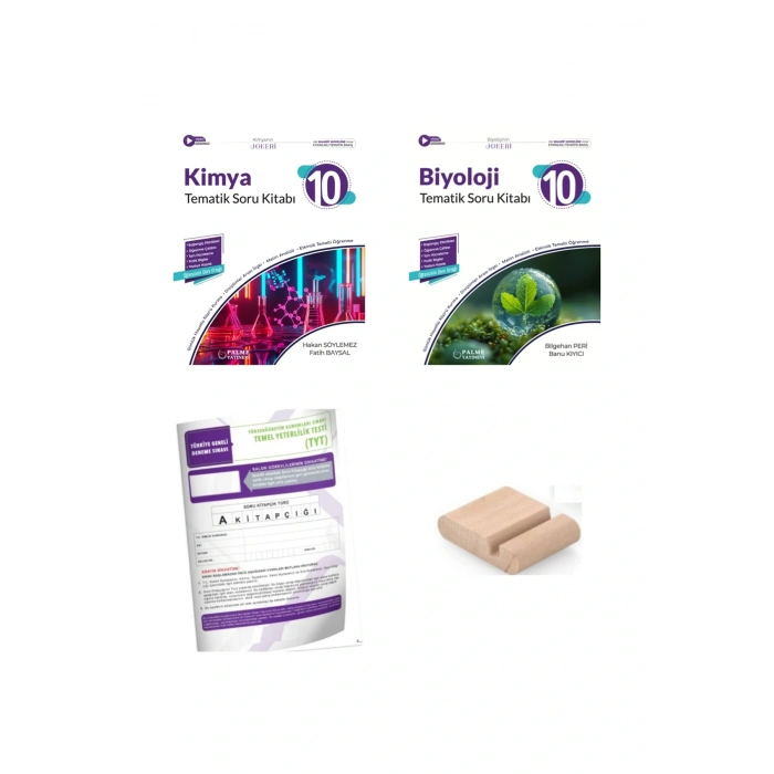PALME 10. Sınıf Joker Tematik Kimya ve Biyoloji Soru Kitabı 2026 YENİ MÜFREDAT+Deneme+Telefon Tutucu