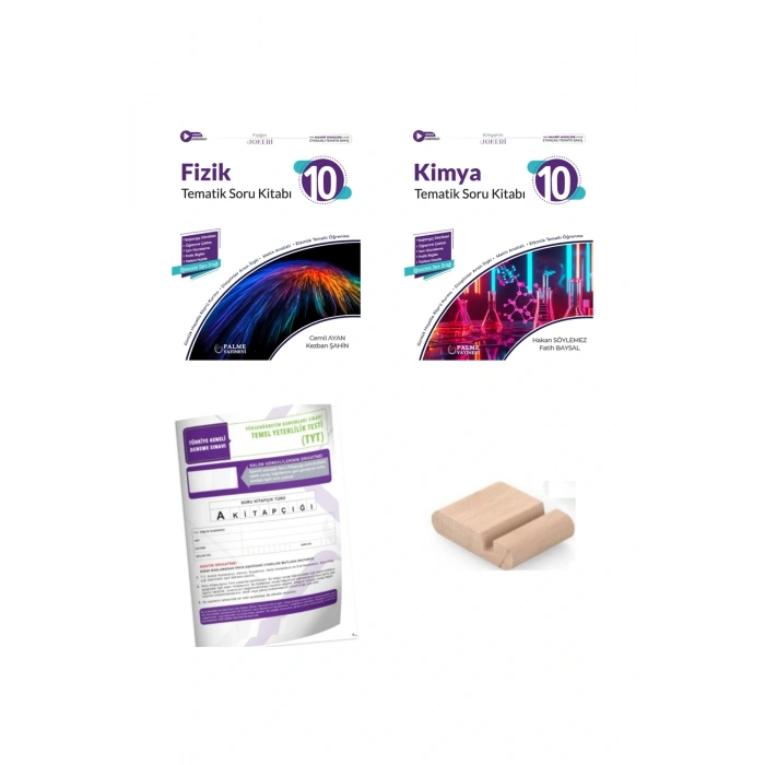 PALME 10. Sınıf Joker Tematik Fizik ve Kimya Soru Kitabı 2026 YENİ MÜFREDAT+Deneme+ Telefon Tutucu