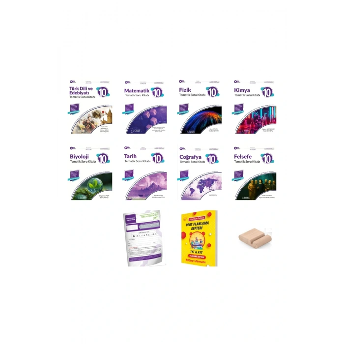 PALME 10. Sınıf Joker Tematik Soru Kitabı TÜM BRANŞLAR SETİ - 2026 YENİ MÜFREDAT+Tutucu+Plan Defteri