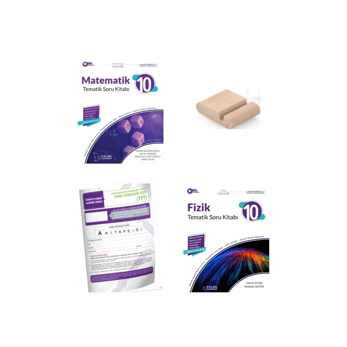 PALME 10. Sınıf Joker Matematik ve Fizik Soru Kitabı 2026 YENİ MÜFREDAT+Deneme+ Telefon Tutucu