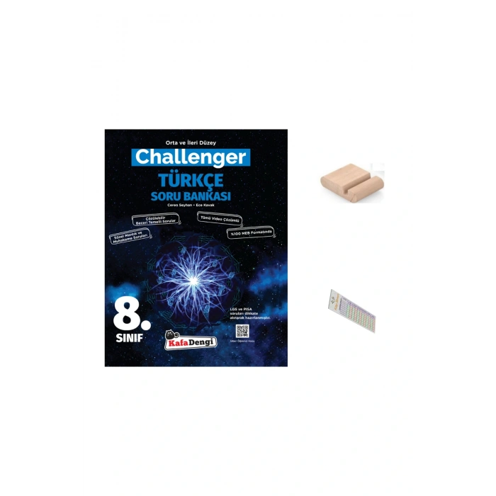 8.Sınıf Challenger Türkçe Soru Bankası LGS 2026 +Telefon Tutucu