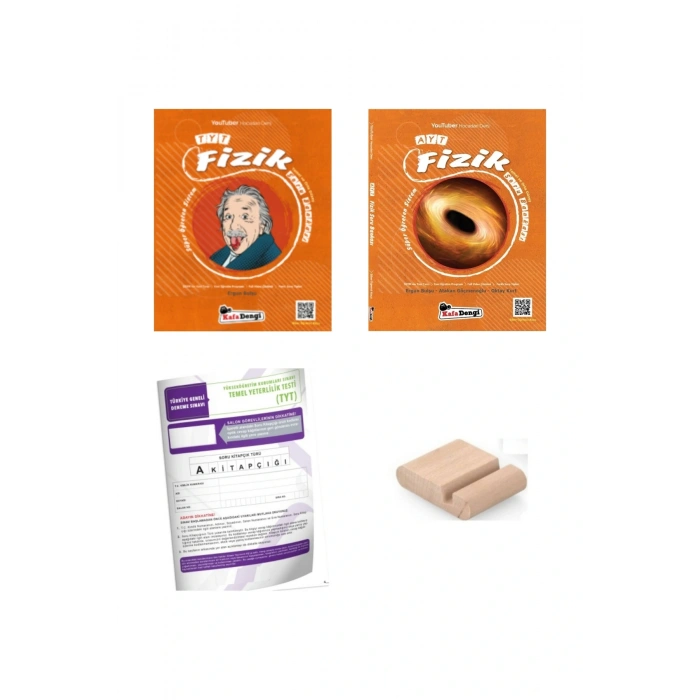 KafaDengi TYT+AYT Süper Öğreten Fizik Soru Bankası 2025-2026 + Telefon Tutucu + TYT Deneme