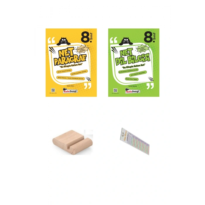 KafaDengi 8.Sınıf NET Paragraf + Dil Bİlgisi Soru Bankası LGS 2026 +Telefon Tutucu+Çözüm Ayracı