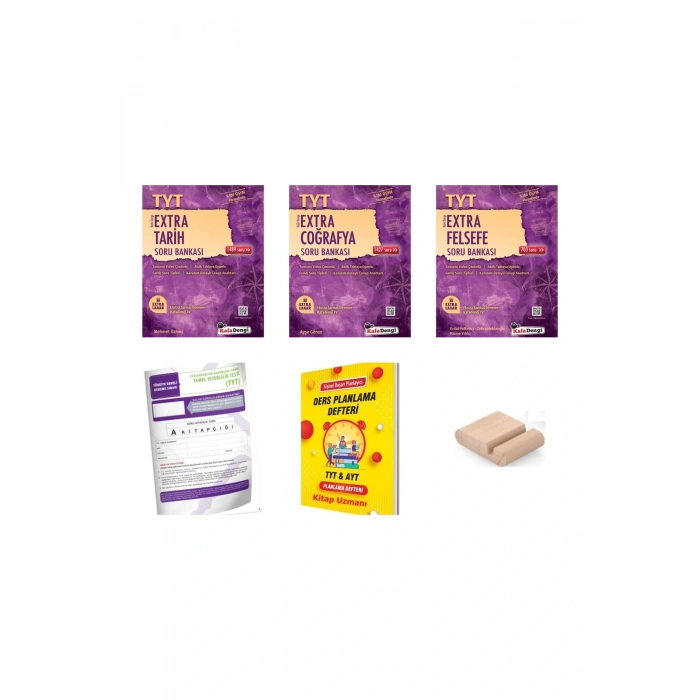 KafaDengi TYT Extra Tarih Coğrafya Felsefe Soru Bankası 2025-2026 + Telefon Tutucu + Plan Deft.