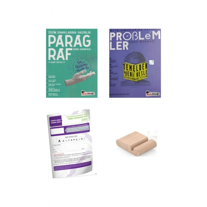 KafaDengi TYT Problemler+Paragraf Soru Bankası 2025-2026 + Telefon Tutucu + TYT Deneme