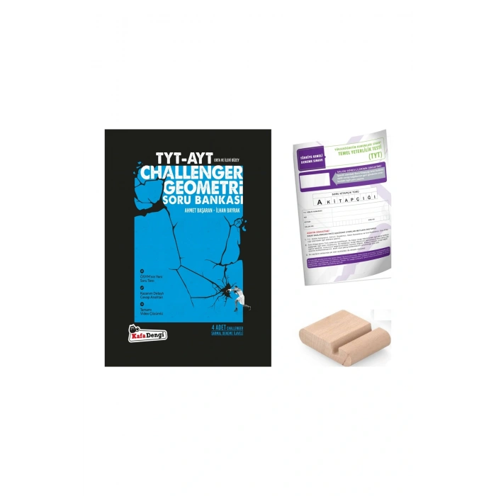 KafaDengi TYT-AYT Challenger Geometri Soru Bankası 2025-2026 + Telefon Tutucu + TYT Deneme