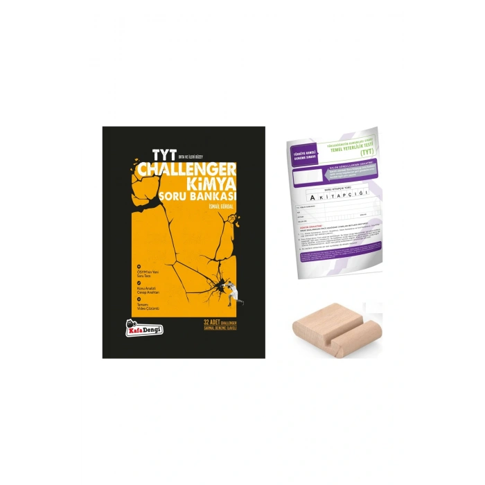 KafaDengi TYT Challenger Kimya Soru Bankası 2025-2026 + Telefon Tutucu + TYT Deneme