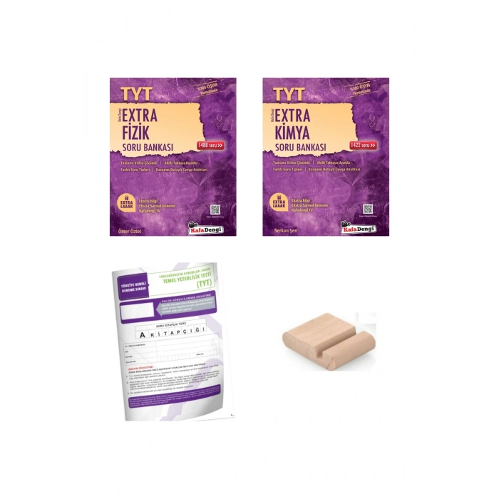 KafaDengi TYT Extra Fizik Kimya Soru Bankası 2025-2026 + Telefon Tutucu + TYT Deneme