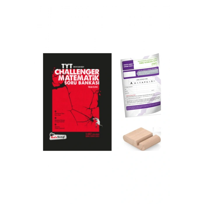 KafaDengi TYT Challenger Matematik Soru Bankası 2025-2026 + Telefon Tutucu + TYT Deneme