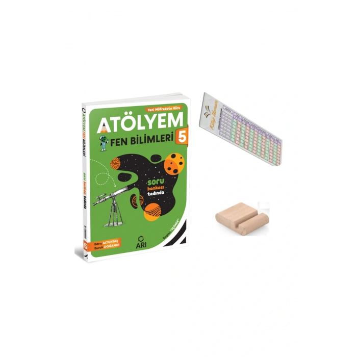 ARI 5. Sınıf Fen Bilimleri Atölyem - Fenito - 2025-2026 + Telefon Tutucu + Çözüm Ayracı