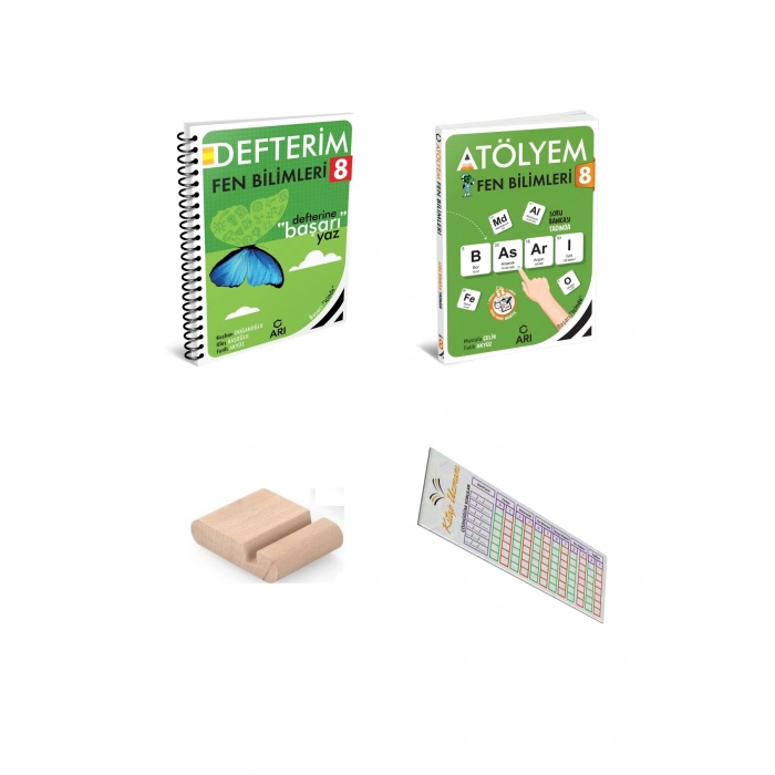 ARI 8. Sınıf Fen Bilimleri Atölyem + Defterim - Fenito SETİ - LGS 2026 - Telefon Tutucu+Çözüm Ayracı