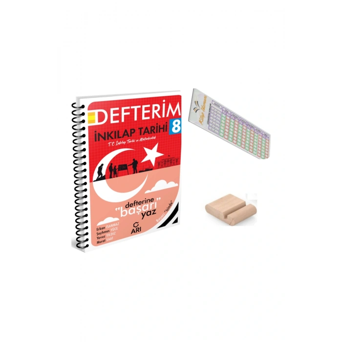 ARI 8. Sınıf İnkılap Tarihi Defterim LGS 2026 - Telefon Tutucu + Çözüm Ayracı