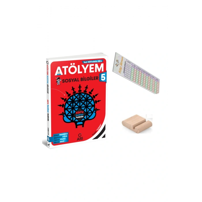 ARI 5. Sınıf Sosyal Bİlgiler Atölyem - Sosyalimo - 2025-2026 + Telefon Tutucu + Çözüm Ayracı