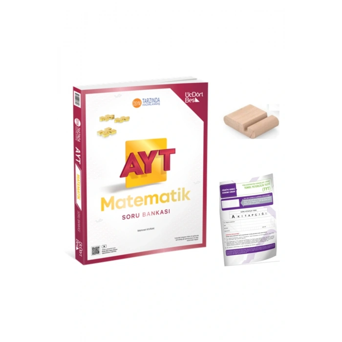 345 -Üç Dört Beş AYT Matematik Soru Bankası YKS 2026 +Telefon Tutucu +Deneme