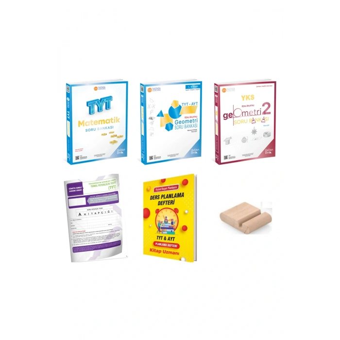 345 ÜçDörtBeş TYT Matematik+TYT-AYT Geometri 1 ve 2 KA Soru Bankası YKS 2026 Plan Deft+Tutucu+Deneme