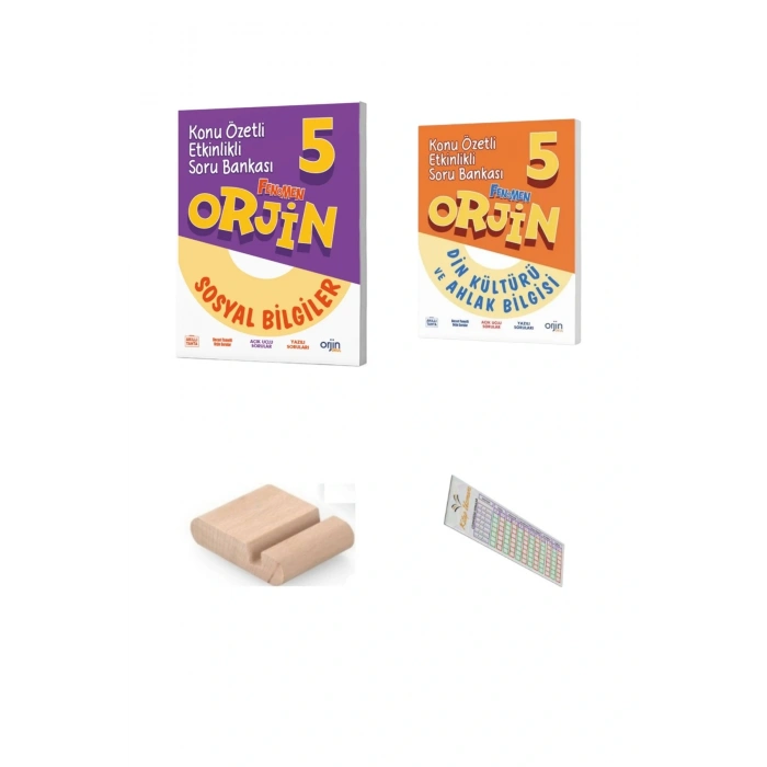 ORJİN 5. Sınıf Din Sosyal Konu Özetli Soru Bankası 2025-2026 + Telefon Tutucu + Çözüm Ayracı