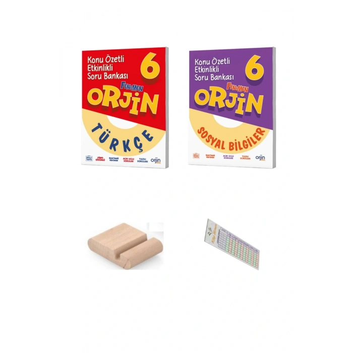ORJİN 6. Sınıf Sosyal Türkçe Konu Özetli Soru Bankası YENİ 2026 + Telefon Tutucu + Çözüm Ayracı