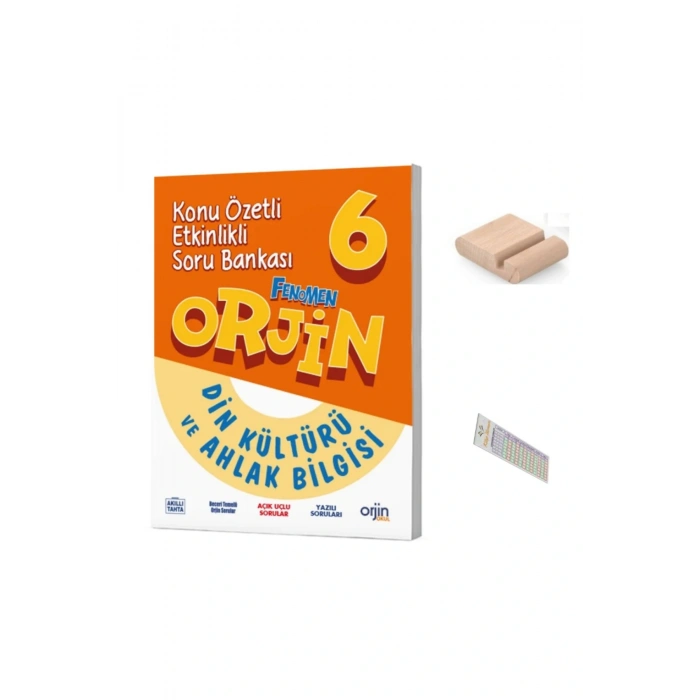 ORJİN 6. Sınıf Din Konu Özetli Etkinlikli Soru Bankası YENİ 2026 + Telefon Tutucu + Çözüm Ayracı