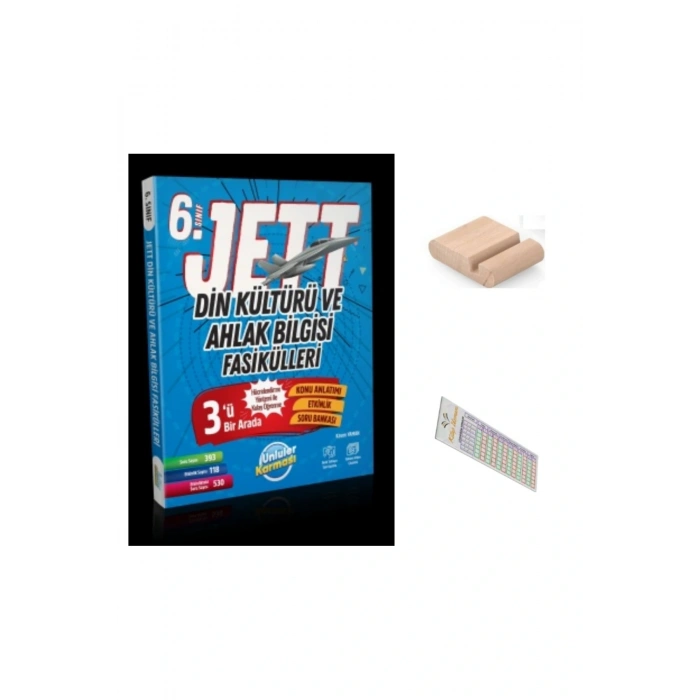 6. Sınıf JET Din Kültürü Fasikülleri YENİ 2026 + Telefon Tutucu + Çözüm Ayracı