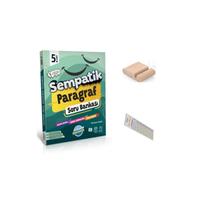 5. Sınıf Sempatik Paragraf Soru Bankası 2025-2026 + Telefon Tutucu + Çözüm Ayracı