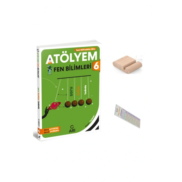ARI 6. Sınıf Fen Bilimleri Atölyem YENİ MÜFREDAT 2026 + Telefon Tutucu + Çözüm Ayracı