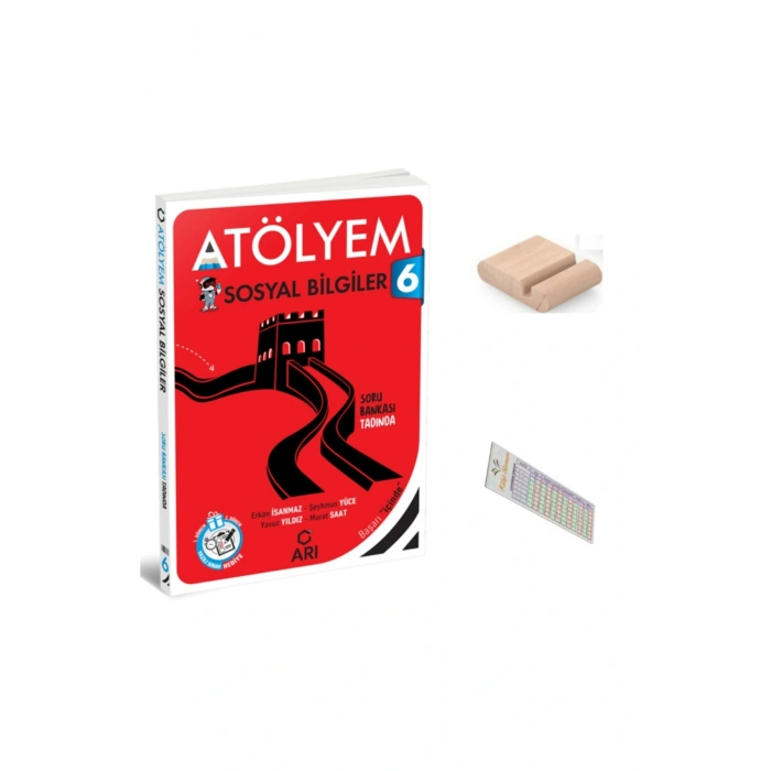 ARI 6. Sınıf Sosyal Atölyem YENİ MÜFREDAT 2026 + Telefon Tutucu + Çözüm Ayracı