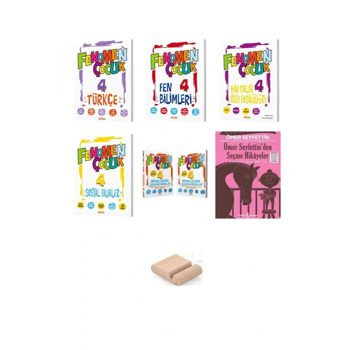 Fenomen Çocuk 4. Sınıf Seti 6lı +Tablet Standı + Ö. Seyfettin Hikaye