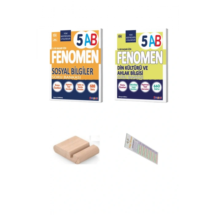 5.Sınıf 5AB Sosyal+Din Soru Bankası 2025-2026 +Telefon Tutucu +Çözüm Ayracı