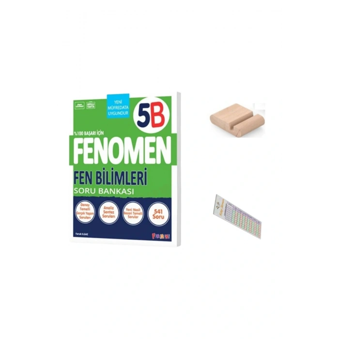 5.Sınıf 5B Fen Soru Bankası 2025-2026 +Telefon Tutucu +Çözüm Ayracı
