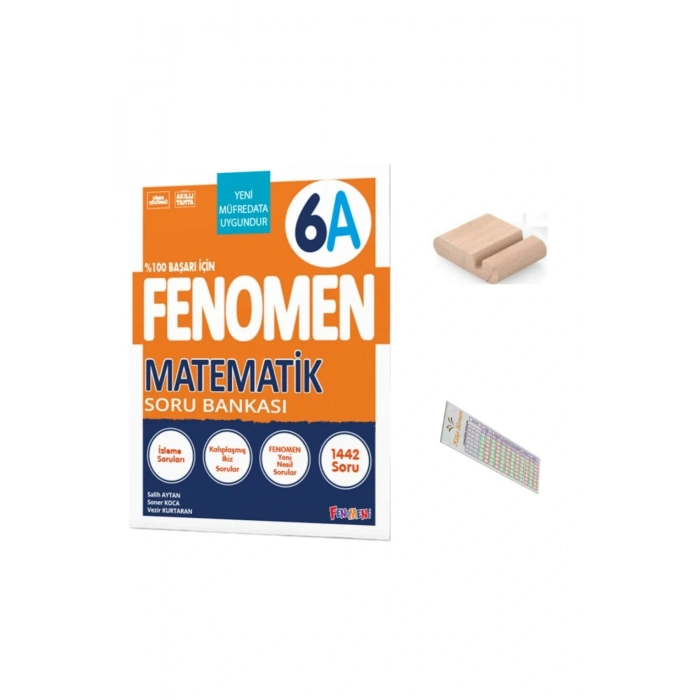 6.Sınıf 6A Matematik Soru Bankası YENİ MÜFREDAT+Telefon Tutucu +Çözüm Ayracı