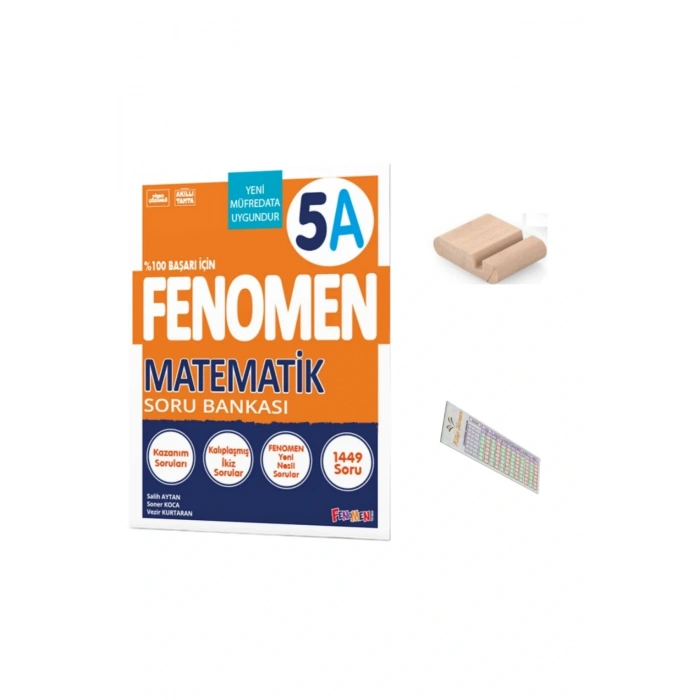 5.Sınıf 5A Matematik Soru Bankası 2025-2026 + Telefon Tutucu +Çözüm Ayracı