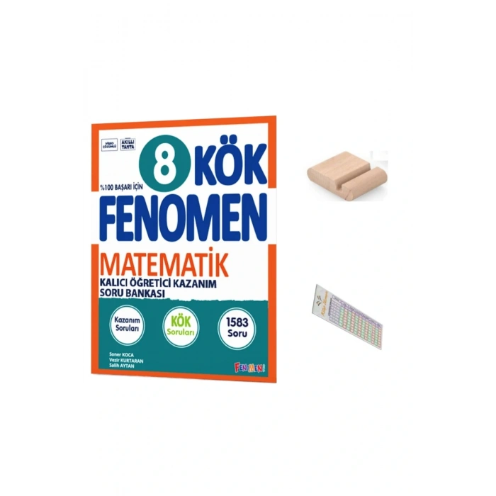 8.Sınıf KÖK Matematik Soru Bankası 2025-2026 +Çözüm Ayracı+Telefon Tutucu