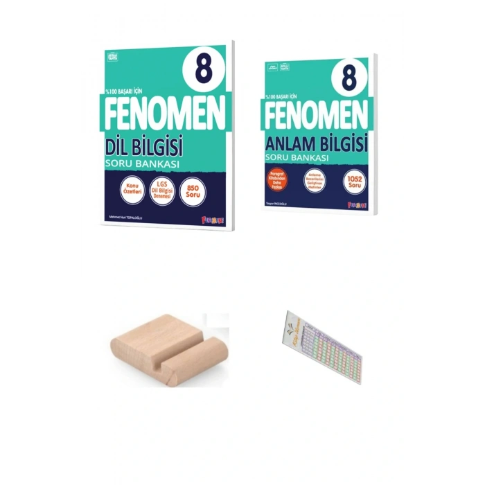 8.Sınıf Dil Bilgisi + Anlam Bilgisi Soru Bankası 2025-2026 +Çözüm Ayracı+Telefon Tutucu