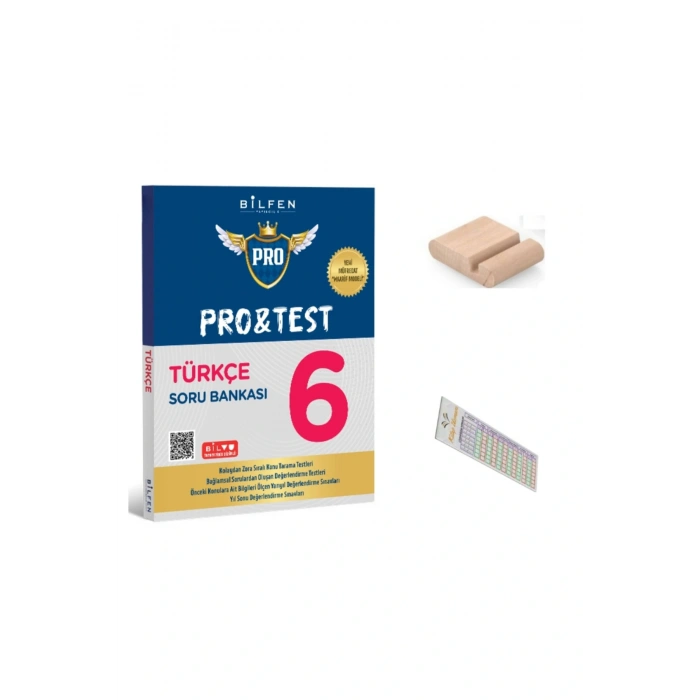 6. Sınıf PROTEST Türkçe Soru Bankası 2026 YENİ MÜFREDAT + Telefon Tutucu + Çözüm Ayracı