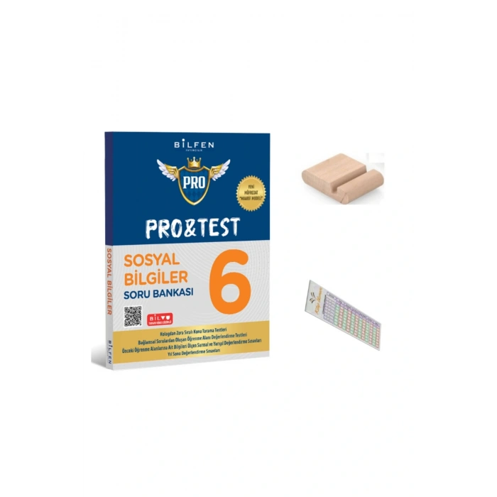 6. Sınıf PROTEST Sosyal Bilgiler Soru Bankası 2026 YENİ MÜFREDAT + Telefon Tutucu + Çözüm Ayracı