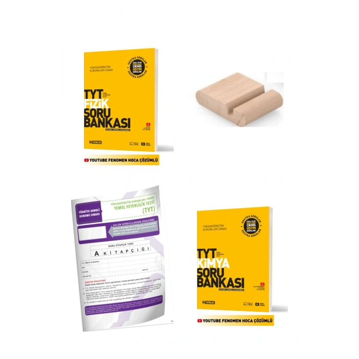 TYT Fizik Kimya Soru Bankası 2026 YKS + Deneme + Telefon Tutucu
