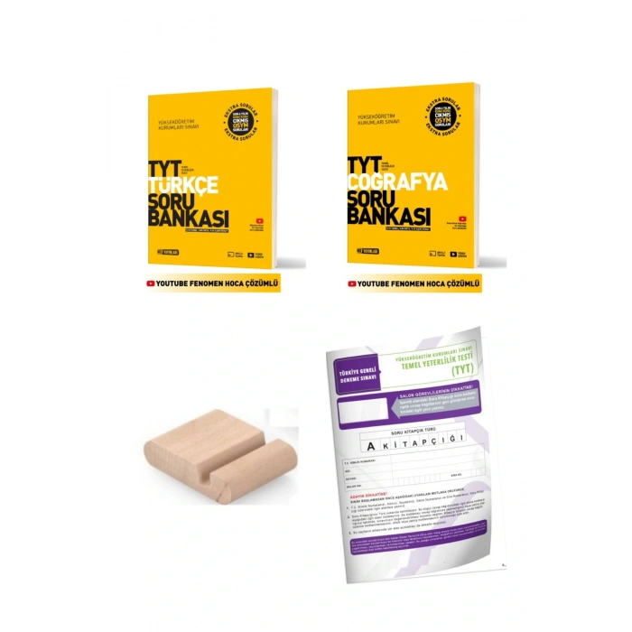 TYT Coğrafya Türkçe Soru Bankası 2026 YKS + Deneme + Telefon Tutucu