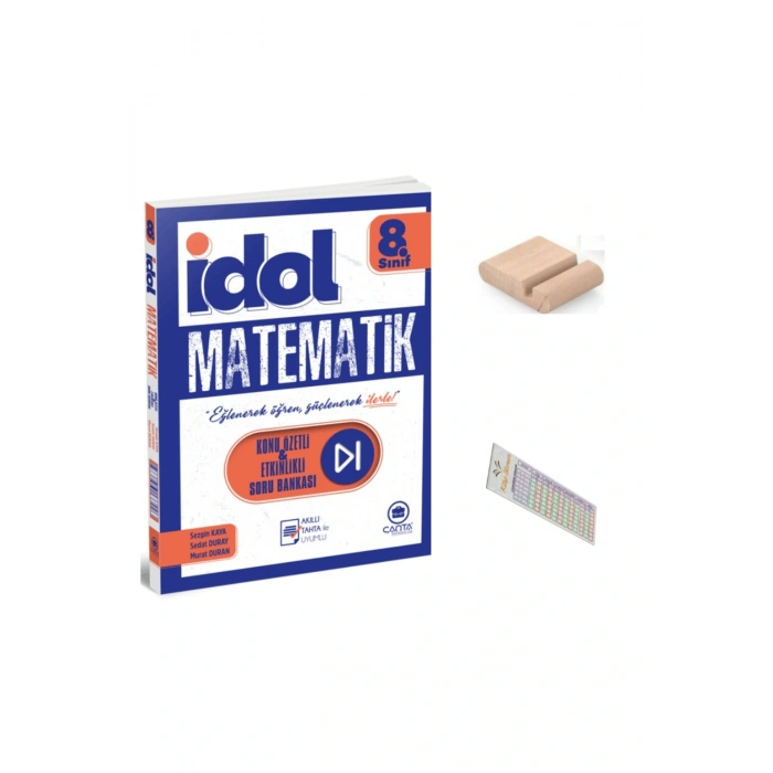 8.Sınıf İDOL Matematik Konu Özetli Etkinlikli Soru Bankası+Telefon Tutucu+Çözüm Ayıracı